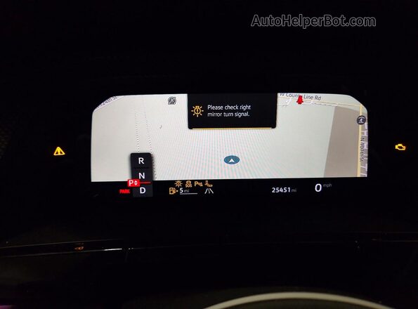1V2AE2CAXRC255660 2024 VOLKSWAGEN ATLAS Black Instrument cluster view