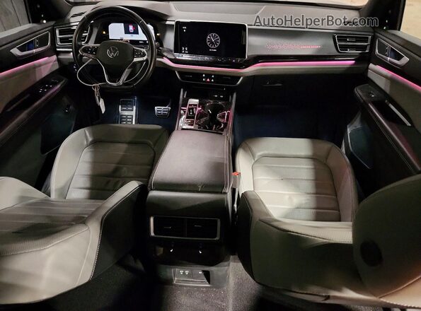 1V2AE2CAXRC255660 2024 VOLKSWAGEN ATLAS Black Dashboard view