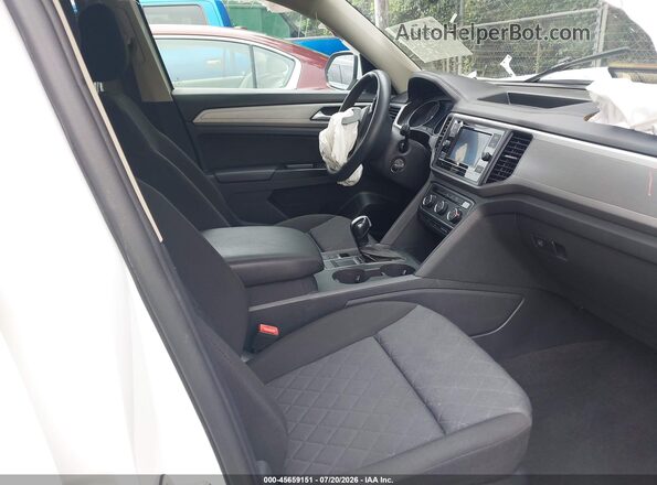 1V2AP2CA1JC591910 2018 VOLKSWAGEN ATLAS White წინა სალონის ხედი