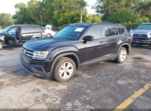 1V2AP2CA1LC501772 2020 VOLKSWAGEN ATLAS Black Առջևի ձախ երեք քառորդ տեսարան