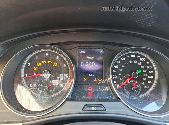 1V2AP2CA3KC514313 2019 VOLKSWAGEN ATLAS Черный Вид щитка приборов