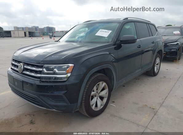 1V2AP2CA3KC539020 2019 VOLKSWAGEN ATLAS Black Vista tres cuartos delantera izquierda