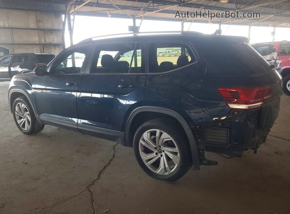 1V2AP2CA4JC597099 2018 VOLKSWAGEN ATLAS Blue Задня ліва чверть