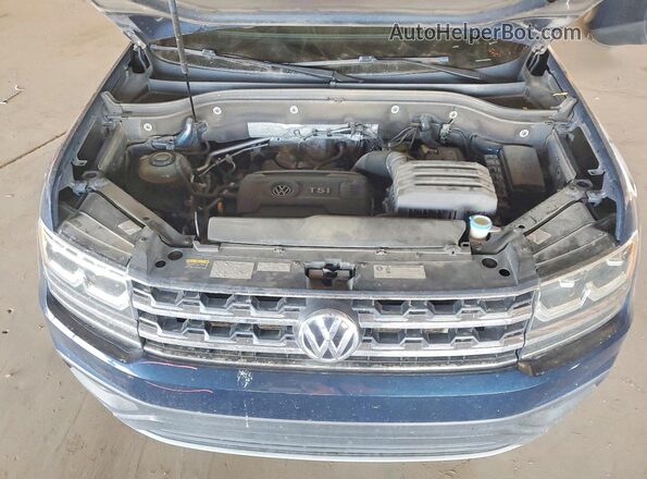 1V2AP2CA4JC597099 2018 VOLKSWAGEN ATLAS Blue Вид підкапотного простору