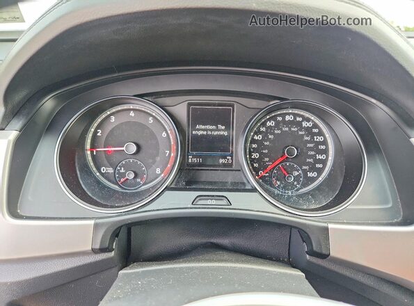 1V2AP2CA5KC562279 2019 VOLKSWAGEN ATLAS White Instrument cluster view