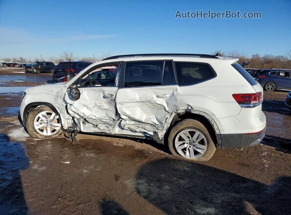 1V2AP2CA6MC573570 2021 VOLKSWAGEN ATLAS White Հետևի ձախ