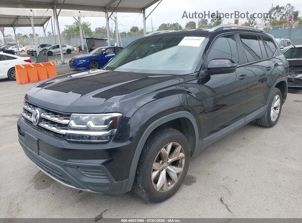 1V2AP2CA7JC549192 2018 VOLKSWAGEN ATLAS Black Przód lewy