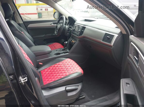 1V2AP2CA7JC549192 2018 VOLKSWAGEN ATLAS Black Widok wnętrza z przodu