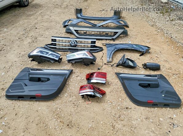 1V2AP2CA7MC505133 2021 VOLKSWAGEN ATLAS Gray Vista de la etiqueta del VIN