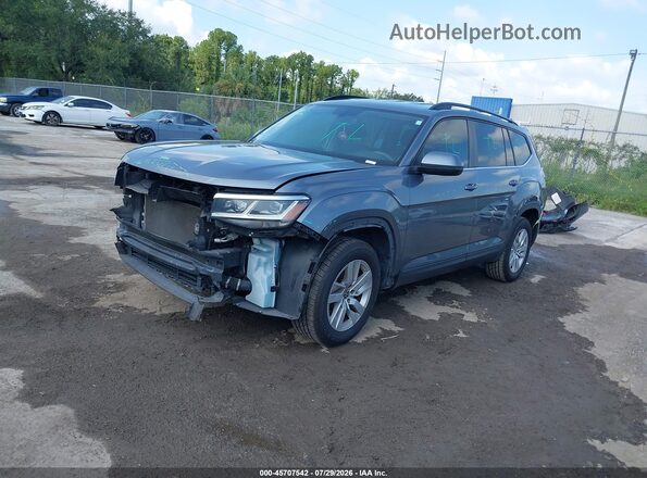 1V2AP2CA8MC506162 2021 VOLKSWAGEN ATLAS Gray Vista tres cuartos delantera izquierda
