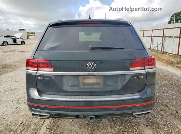 1V2AR2CA4NC505697 2022 VOLKSWAGEN ATLAS Green Հետևի տեսք