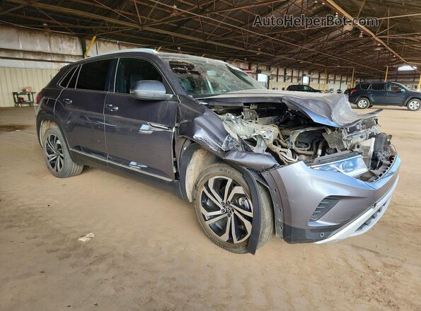 1V2BC2CA1NC214449 2022 VOLKSWAGEN ATLAS Gray Przód prawy