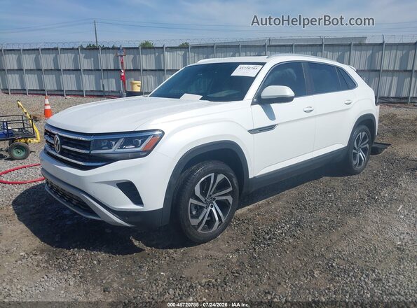 1V2BC2CA1PC219590 2023 VOLKSWAGEN ATLAS White Առջևի ձախ երեք քառորդ տեսարան