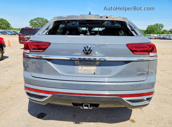 1V2BC2CA2NC213570 2022 VOLKSWAGEN ATLAS Gray Widok z tyłu
