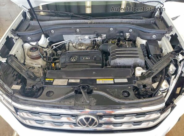 1V2BC2CA9MC225455 2021 VOLKSWAGEN ATLAS White Widok komory silnika