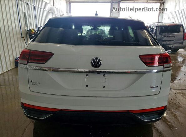 1V2BC2CA9MC225455 2021 VOLKSWAGEN ATLAS White Widok z tyłu