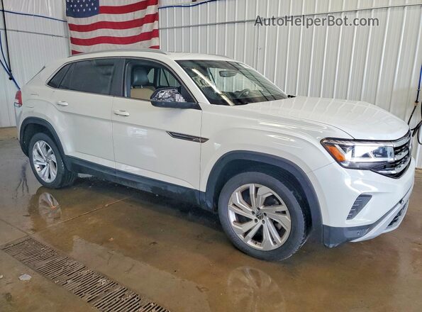 1V2BC2CA9MC225455 2021 VOLKSWAGEN ATLAS White Przód prawy