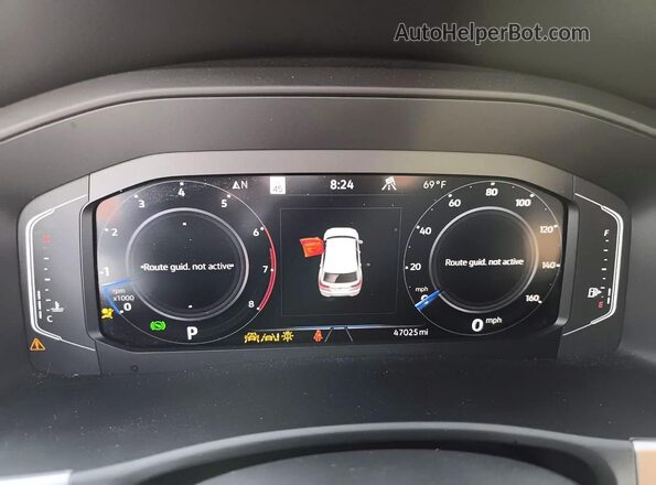 1V2BE2CA2PC224775 2023 VOLKSWAGEN ATLAS White Vista del salpicadero