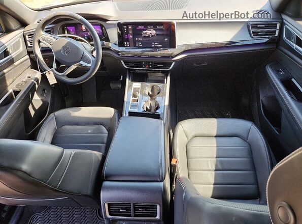 1V2BE2CA2RC238632 2024 VOLKSWAGEN ATLAS Черный Вид панели приборов