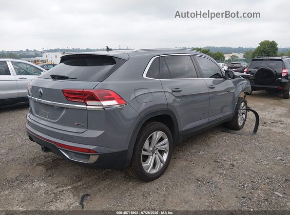 1V2BE2CA6MC204458 2021 VOLKSWAGEN ATLAS Серый Задняя правая четверть