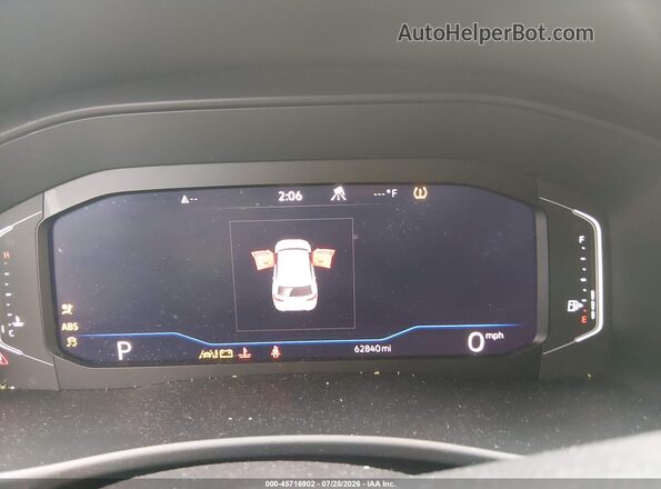 1V2BE2CA6MC204458 2021 VOLKSWAGEN ATLAS Серый Вид задних сидений