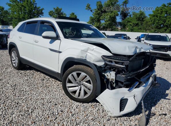 1V2BE2CA9MC222274 2021 VOLKSWAGEN ATLAS White Przód prawy