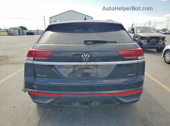 1V2BE2CA9MC232268 2021 VOLKSWAGEN ATLAS Black Вид ззаду