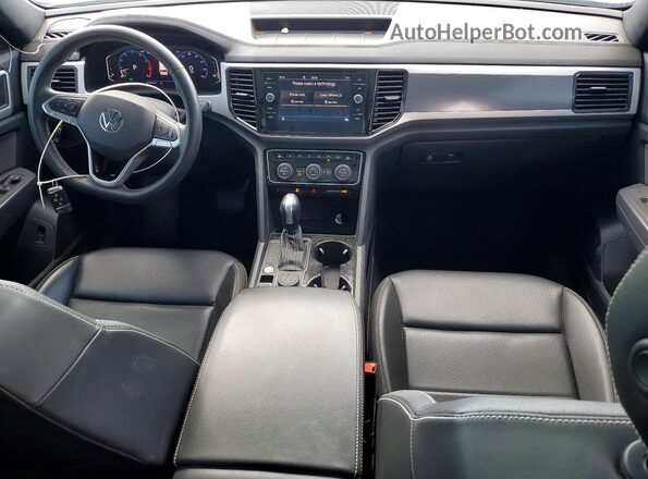 1V2BE2CA9MC232268 2021 VOLKSWAGEN ATLAS Black Вид панелі приладів