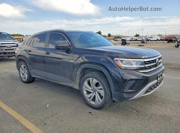 1V2BE2CA9MC232268 2021 VOLKSWAGEN ATLAS Black Передня права чверть