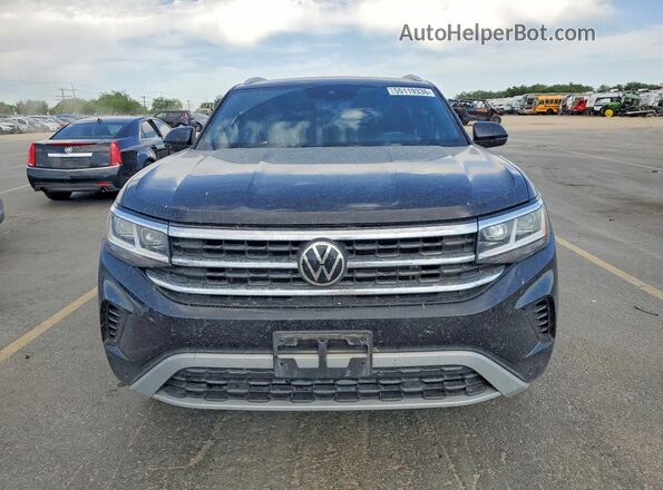 1V2BE2CA9MC232268 2021 VOLKSWAGEN ATLAS Black Вид спереду