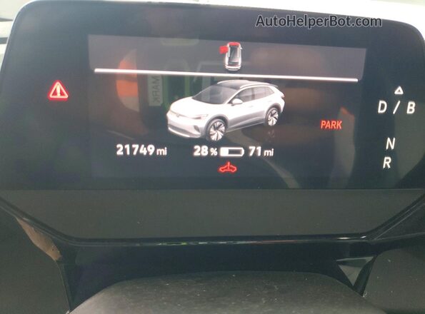1V2BMPE81RC020840 2024 VOLKSWAGEN ID.4 White Вид щитка приладів
