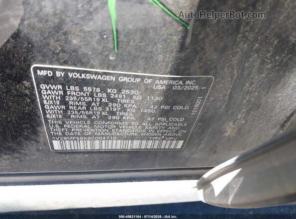 1V2BMPE8XSC004710 2025 VOLKSWAGEN ID.4 Черный Вид подкапотного пространства