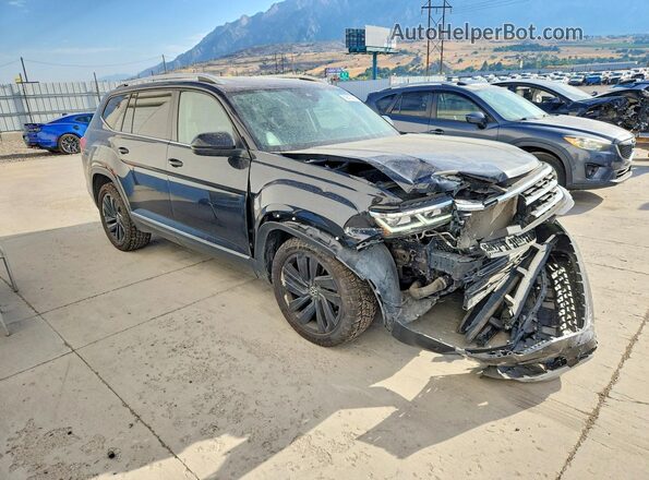 1V2BP2CA3MC504954 2021 VOLKSWAGEN ATLAS Black Przód prawy