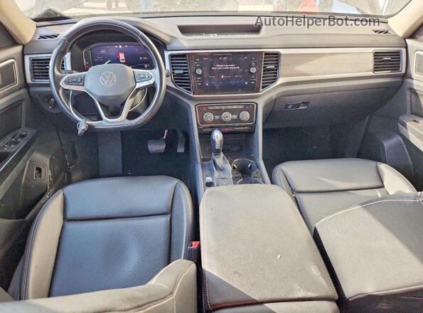 1V2BP2CA3MC504954 2021 VOLKSWAGEN ATLAS Black Widok deski rozdzielczej