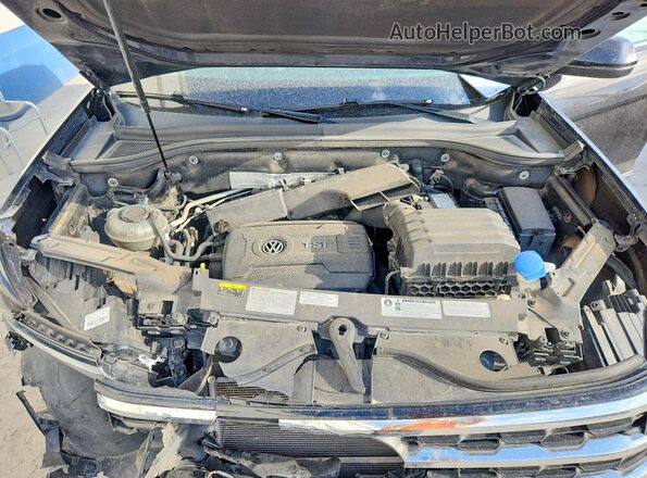 1V2BP2CA3MC504954 2021 VOLKSWAGEN ATLAS Black Widok wnętrza z tyłu