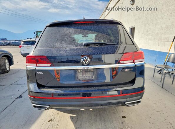 1V2BP2CA3MC504954 2021 VOLKSWAGEN ATLAS Black Widok z tyłu