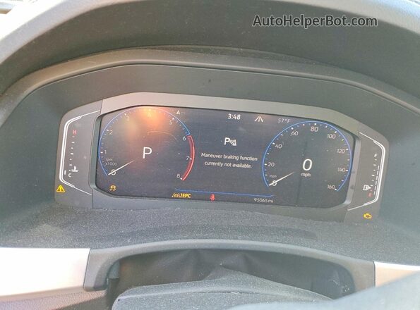 1V2BP2CA7MC554479 2021 VOLKSWAGEN ATLAS Black Vista del cuadro de instrumentos