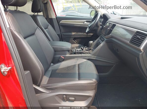 1V2BR2CA0MC529725 2021 VOLKSWAGEN ATLAS Red წინა სალონის ხედი