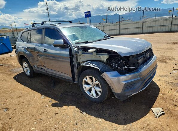 1V2BR2CA2JC510248 2018 VOLKSWAGEN ATLAS Silver Przód prawy