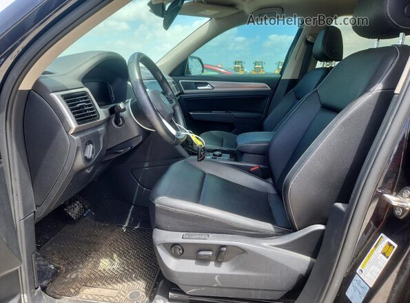 1V2BR2CA2MC529029 2021 VOLKSWAGEN ATLAS Black Սալոնի դիմացի տեսք