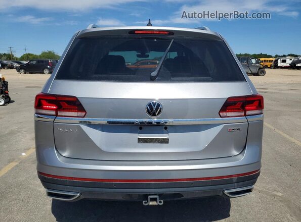 1V2BR2CA3MC599204 2021 VOLKSWAGEN ATLAS Silver Rear view
