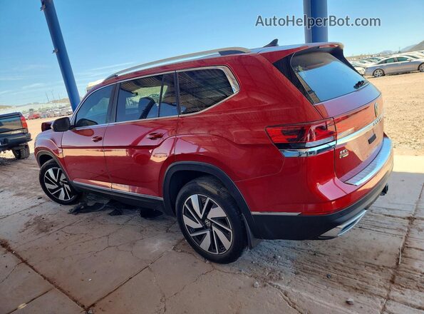1V2BR2CA3RC504079 2024 VOLKSWAGEN ATLAS Red Հետևի ձախ