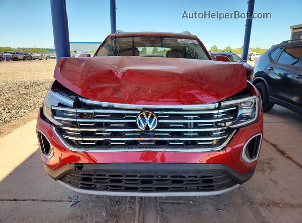 1V2BR2CA3RC504079 2024 VOLKSWAGEN ATLAS Red Դիմացի տեսք