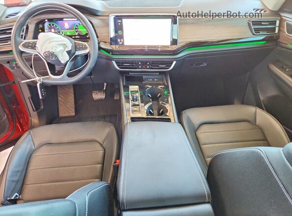 1V2BR2CA3RC504079 2024 VOLKSWAGEN ATLAS Red Առջևի վահանակի տեսք