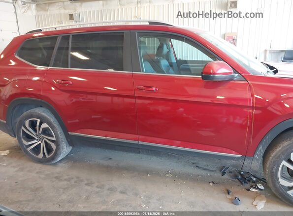 1V2BR2CA7PC523635 2023 VOLKSWAGEN ATLAS Red უკანა სალონის ხედი