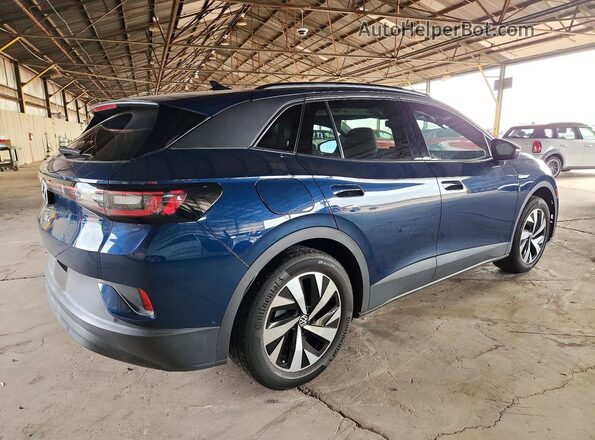 1V2CMPE89PC026063 2023 VOLKSWAGEN ID.4 Синий Задняя правая четверть