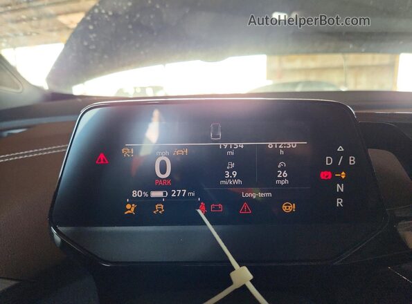 1V2CMPE89PC026063 2023 VOLKSWAGEN ID.4 Синий Вид щитка приборов