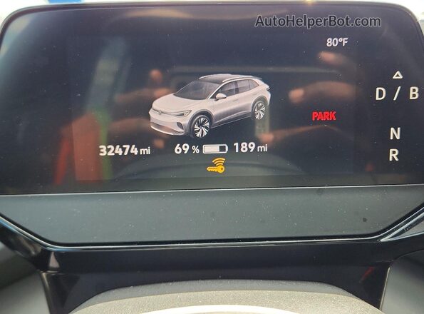 1V2CMPE89PC027861 2023 VOLKSWAGEN ID.4 Silver Instrument cluster view