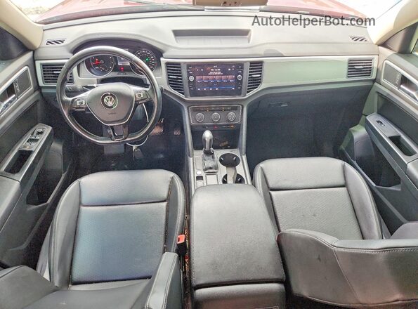 1V2CR2CA0JC536173 2018 VOLKSWAGEN ATLAS Red Вид панелі приладів