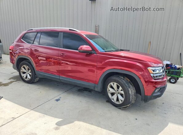 1V2CR2CA0JC536173 2018 VOLKSWAGEN ATLAS Red Передня права чверть